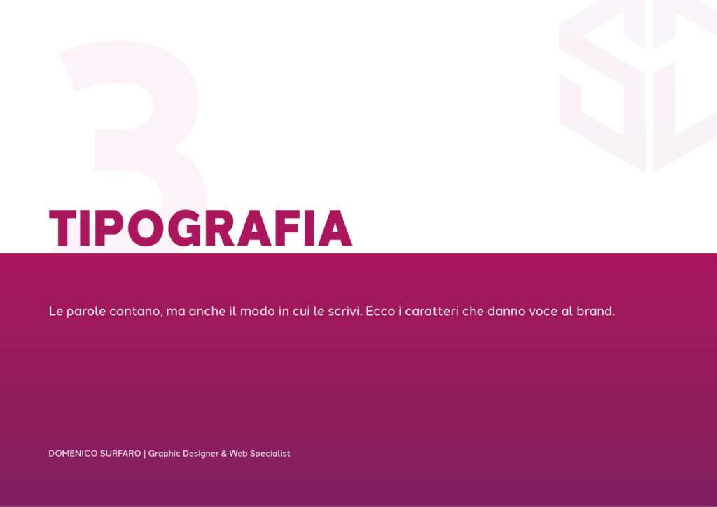 Linee guida tipografiche nel Visual Identity Book, progettate da Ispyra.