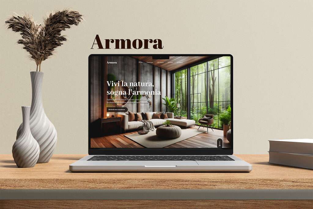 Copertina del progetto UX/UI per sito web di Interior Design, realizzato da Ispyra.