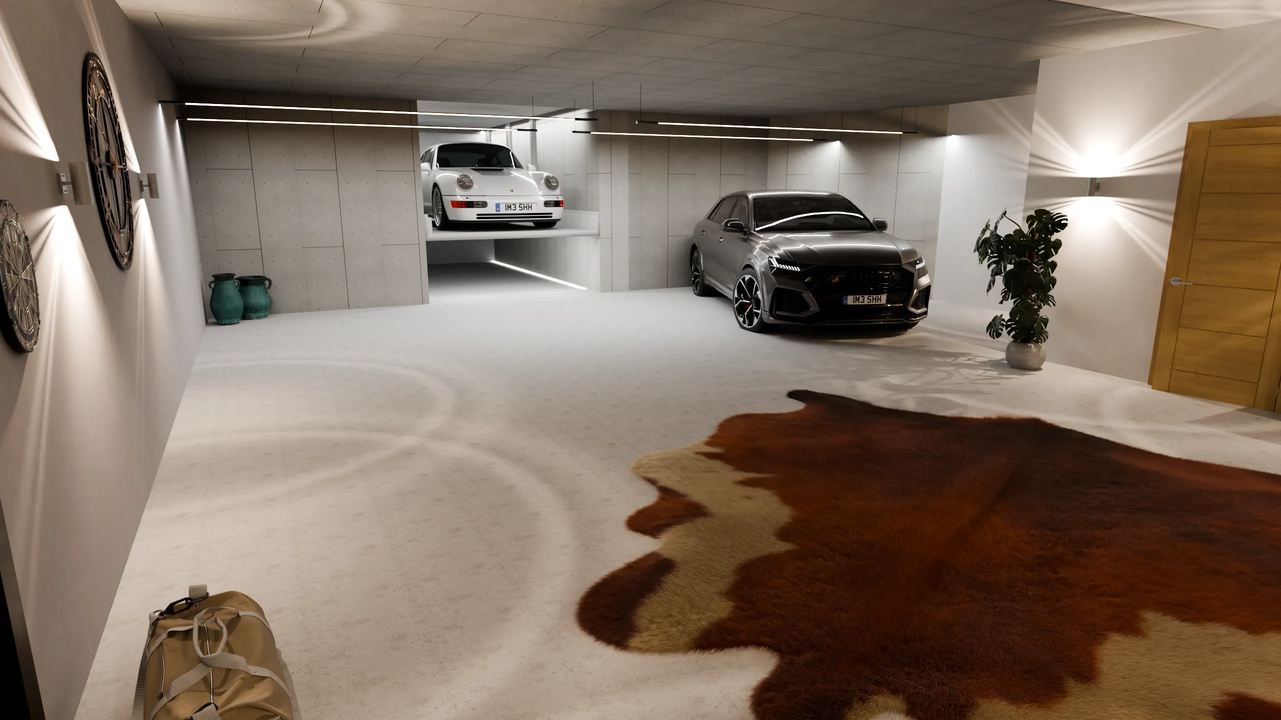 Villa Smeraldo, il garage